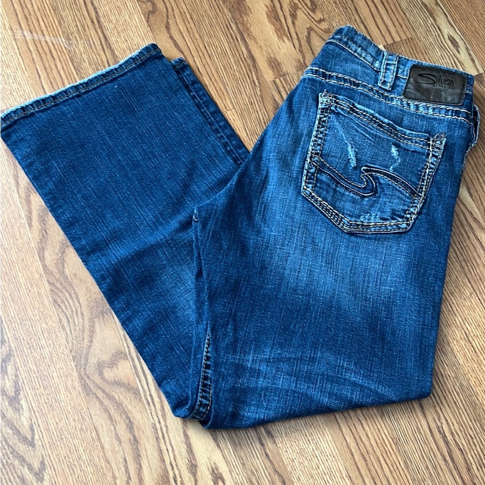 Silver jeans men
